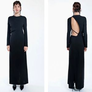 NWT ZARA OPEN BACK DRESS LIMITED EDITION